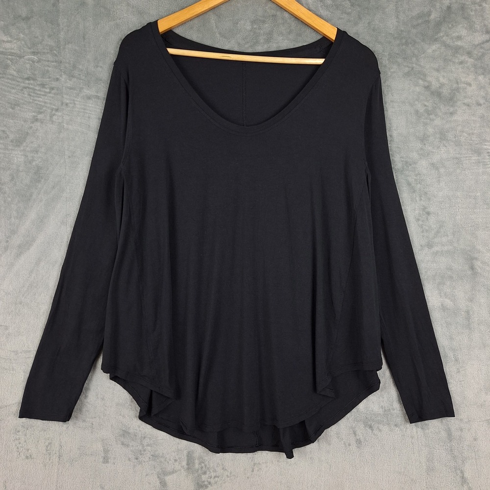 Lululemon Nulu Relaxed Fit Yoga Top Womens XL Athletic Athleisure Long Sleeve